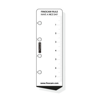 Finocam C159 Regla para Agendas Classic - Formato 601 - 30x95mm - Color Blanco