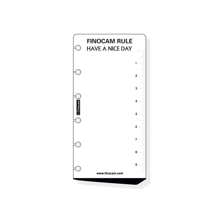 Finocam C359 Regla para Agendas Classic - Formato 603 - 60x135mm - Color Blanco