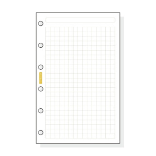 Finocam C240 Recambio para Agendas Classic - Cuadriculado - Formato 602 - 73x114x5mm - Color Blanco