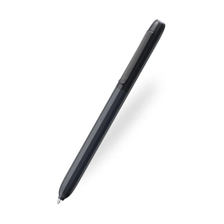 Faber-Castell Avori Boligrafo de Mecanismo Giratorio XB - 92% de Plastico Reciclado - Clip Metalico Solido - Color Negro