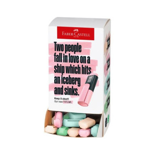 Faber-Castell TXTLNR Expositor con 60 Marcadores Fluorescentes - Punta Biselada - Trazo entre 1
