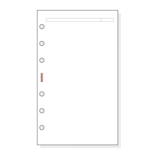 Finocam R442 Recambio para Agendas Open - Liso - Formato 400 - 91x5x152mm - Color Blanco