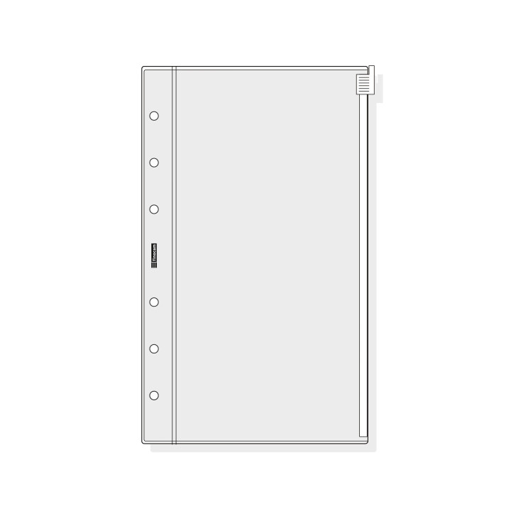 Finocam R471 Funda para Agendas Open - Cierre de Cremallera - Formato 400 - 103x2x153mm - PVC - Color Gris Claro