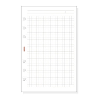 Finocam R540 Recambio para Agendas Open - Cuadriculado - Formato 500 - 117x5x181mm - Color Blanco
