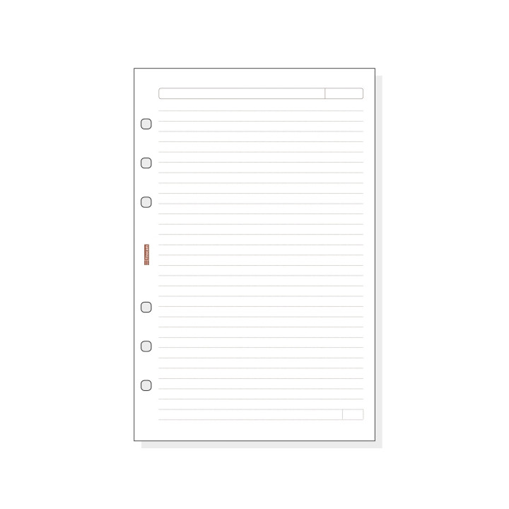 Finocam R541 Recambio para Agendas Open - Lineas Guia - Formato 500 - 117x5x181mm - Color Blanco