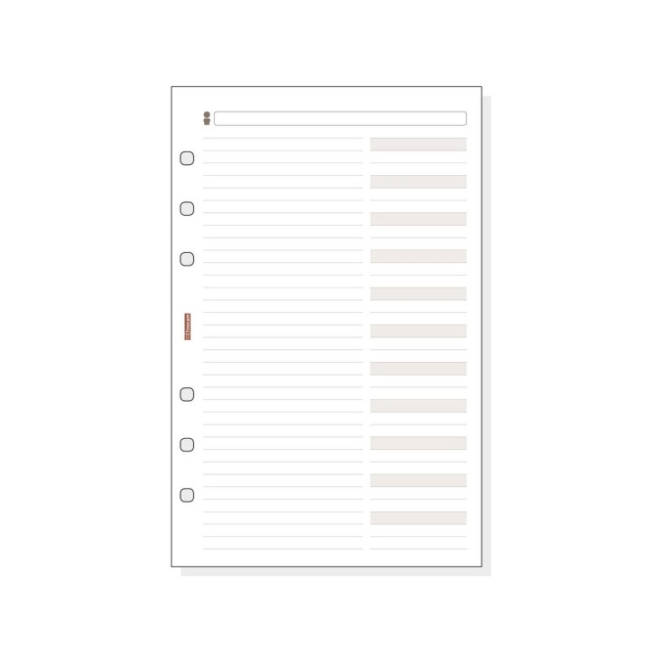 Finocam R554 Recambio Telefonico para Agendas Classic - Formato 500 - 117x5x181mm - Color Blanco