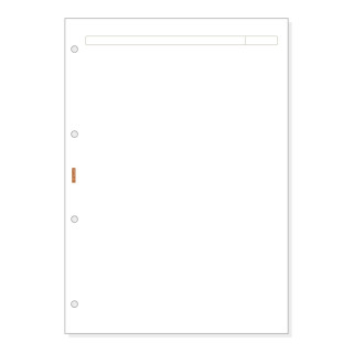 Finocam R4042 Recambio para Agendas Open - Formato A4 - 210x5x297mm - Color Blanco