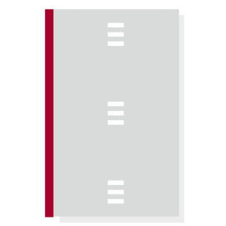 Finocam R4067 Bloc de Notas para Agendas Open - Perforado - Formato A4 - 210x5x297mm - Lineas Guia - Color Gris Claro