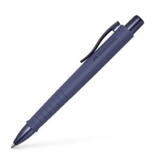 Faber-Castell Poly Ball Urban Limited Edition Boligrafo Retractil XB - Forma Triangular Ergonomica - Suave al Tacto - Color Azu