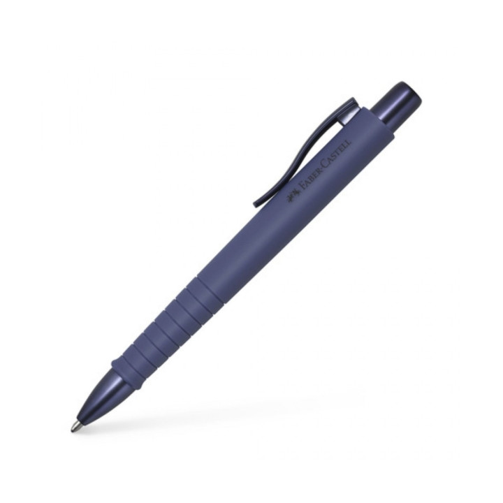 Faber-Castell Poly Ball Urban Limited Edition Boligrafo Retractil XB - Forma Triangular Ergonomica - Suave al Tacto - Color Azu