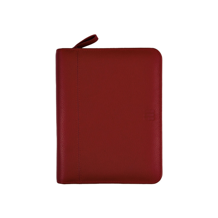 Finocam Open Piel Andrea Agenda Organizador - Anual 2026 - Cierre de Cremallera - Formato 500 - 192x45x240mm - Semana Vista en