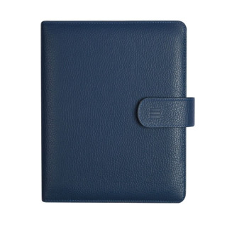 Finocam Open Piel Andrea Agenda Organizador - Formato 1000 - 205x43x249mm - 1 Dia por Pagina - Color Azul