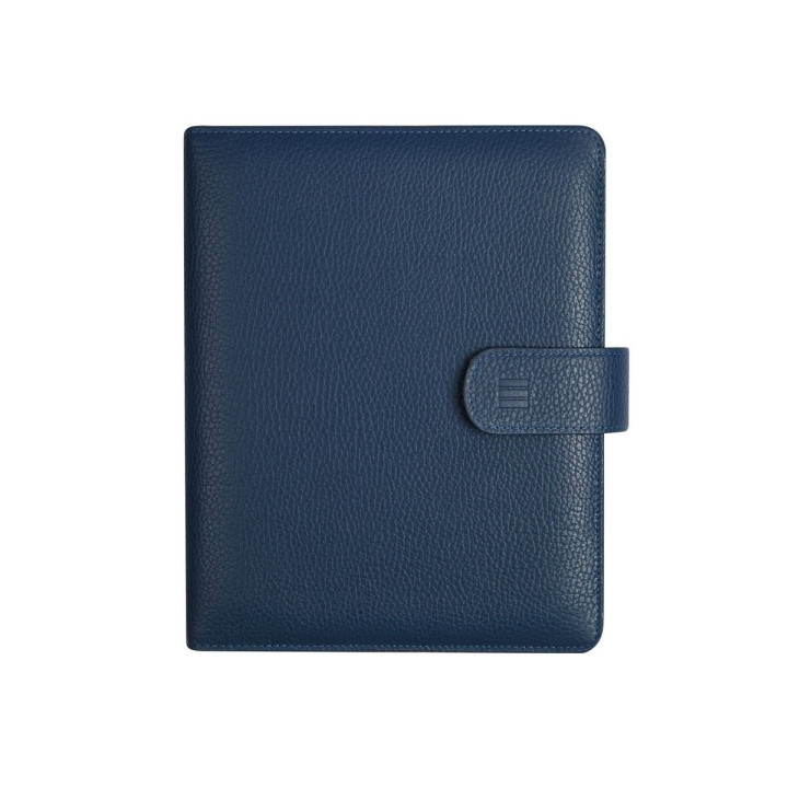 Finocam Open Piel Andrea Agenda Organizador - Formato 1000 - 205x43x249mm - 1 Dia por Pagina - Color Azul