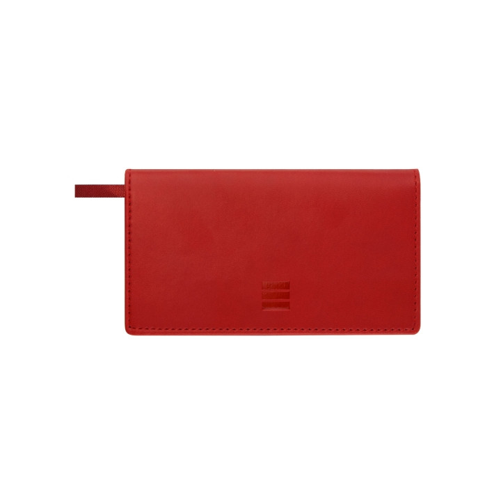 Finocam Ibis Agenda Plana - Anual 2026 - Formato Pl1 - 130x6x6mm - Semana Vista en Vertical - Color Rojo