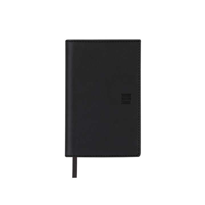 Finocam Ibis Agenda Plana - Anual 2026 - Formato Pl3 - 90x10x10mm - Semana Vista Horizontal - Color Negro