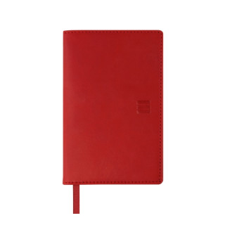 Finocam Ibis Agenda Plana en Catalan - Anual 2026 - Formato Pl3 - 90x10x10mm - Semana Vista Horizontal - Color Rojo