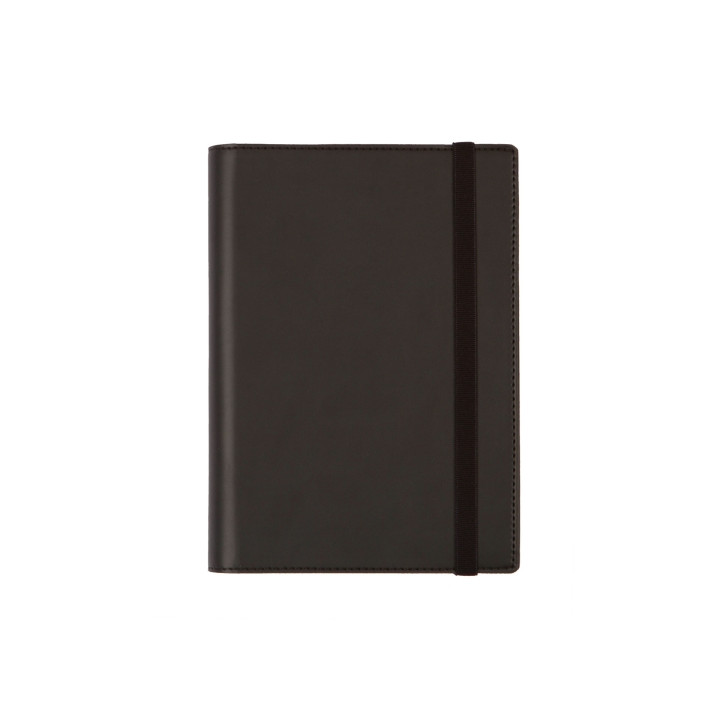 Finocam Duoband Agenda con Bloc de Notas - Anual 2026 - Formato E5 - 136x25x192mm - 1 Dia por Pagina - Color Negro