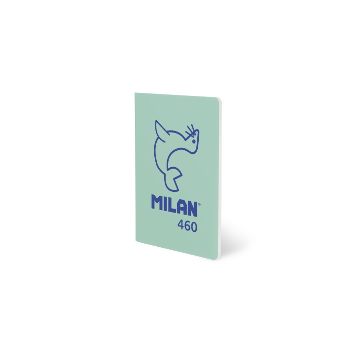 Milan 460 Since 1918 Libreta A5 Grapada - Hojas Blancas - 24 Hojas de 95g - Color Menta