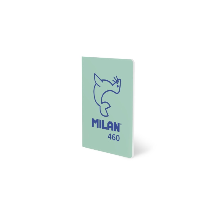 Milan 460 Since 1918 Libreta A5 Grapada - Papel a Lineas - 24 Hojas de 95g - Color Menta