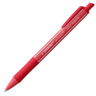Stabilo Pointball Colorful Boligrafo Retractil - Trazo 0.5mm - Hecho con 87% Bioplastico - Grip Antideslizante - Recargable - C