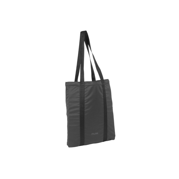 Milan Shadow Bolso Tote Bag 5L - Poliester - 40x35x7cm - Color Negro