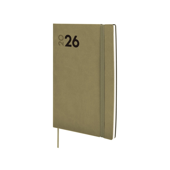 Finocam Dynamic Mara Agenda Profesional en Catalan - Anual 2026 - Tapa Blanda - Cierre con Goma Elastica - Formato Y10 - 144x11