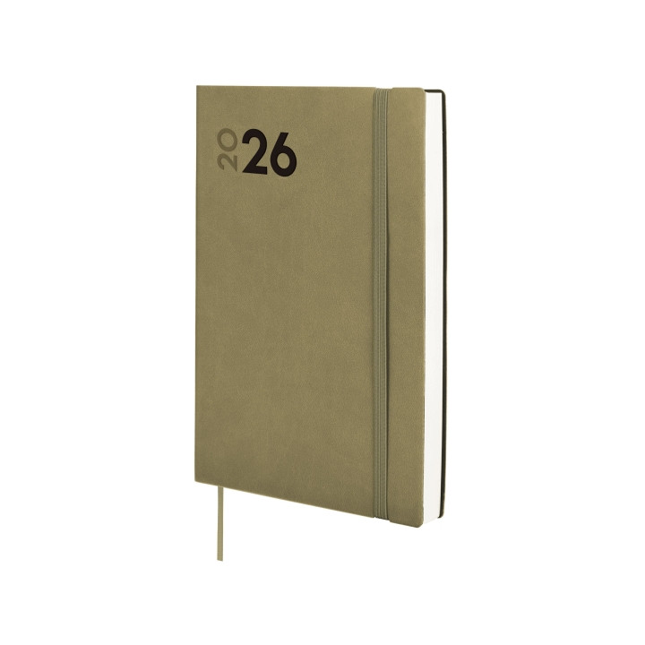 Finocam Dynamic Mara Agenda Profesional en Catalan - Anual 2026 - Tapa Blanda - Cierre con Goma Elastica - Formato Y10 - 144x22