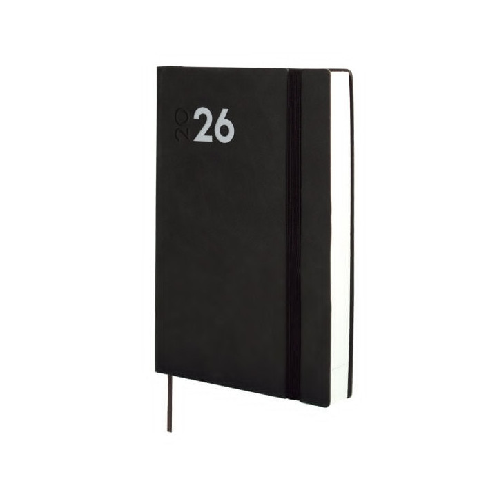 Finocam Dynamic Mara Agenda Profesional en Catalan - Anual 2026 - Tapa Blanda - Cierre con Goma Elastica - Formato Y10 - 144x22