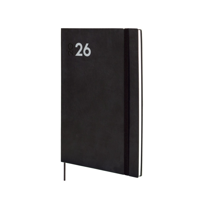 Finocam Dynamic Mara Agenda Profesional en Catalan - Anual 2026 - Tapa Blanda - Cierre con Goma Elastica - Formato Y11 - 169x11