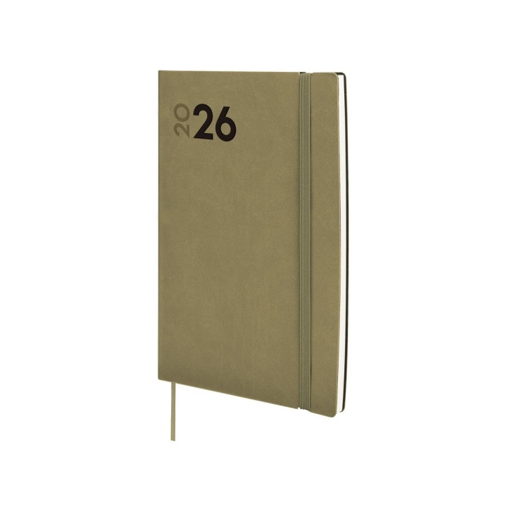 Finocam Dynamic Mara Agenda Profesional - Anual 2026 - Tapa Blanda - Cierre con Goma Elastica - Formato Y10 - 144x11x208mm - Se