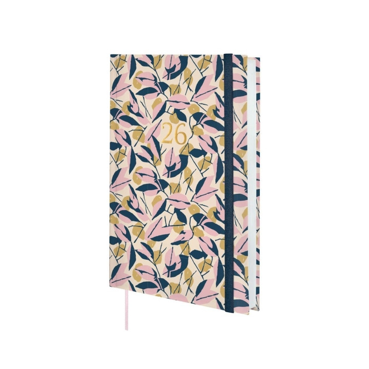 Finocam Dynamic Berlin Agenda - Anual 2026 - Cierre de Goma - Formato Y10 - 145x28x210mm - 1 Dia por Pagina - Tematica de Hojas