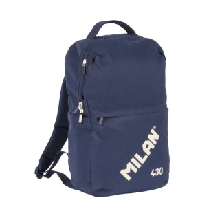Milan 403 Since 1918 Mochila 15L - Compartimento para Portatiles hasta 14" - Cierre de Seguridad - 42x28x15cm - Color Azul