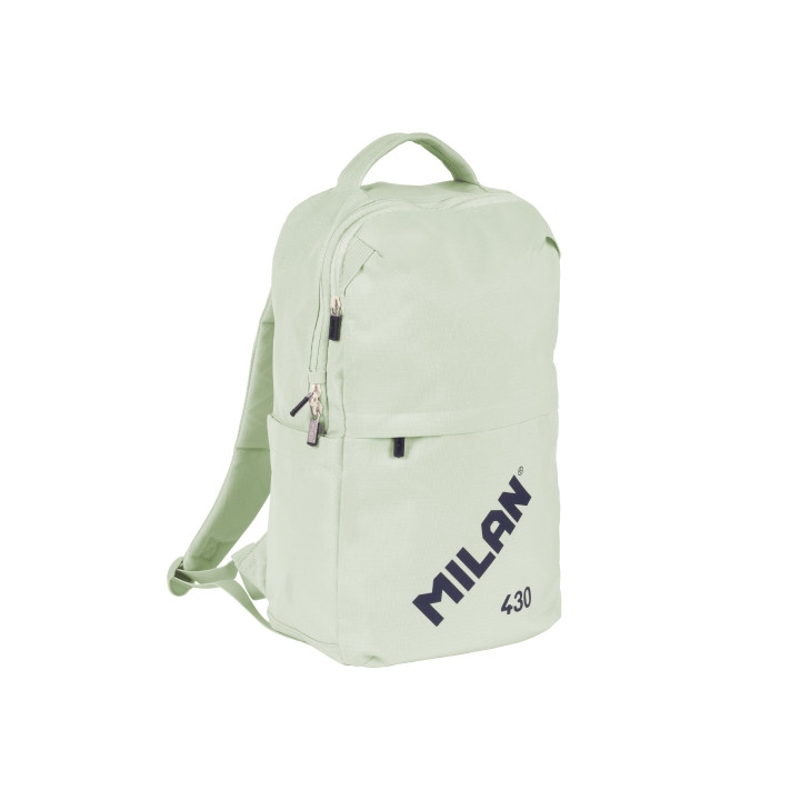 Milan 403 Since 1918 Mochila 15L - Compartimento para Portatiles hasta 14" - Cierre de Seguridad - 42x28x15cm - Color Menta