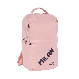 Milan 403 Since 1918 Mochila 15L - Compartimento para Portatiles hasta 14" - Cierre de Seguridad - 42x28x15cm - Color Rosa
