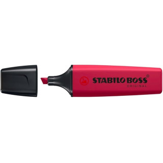 Stabilo Boss Naturecolors Wildflower Edition Marcador Fluorescente - Trazo entre 2 y 5mm - Tinta con Base de Agua - Color Rojo