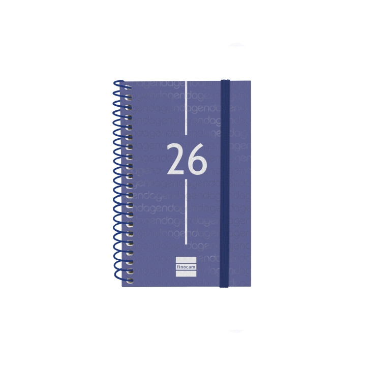 Finocam Year Agenda de Espiral en Catalan - Anual 2026 - Tapa Ligera - Formato E3 - 217x14x297mm - Semana Vista Horizontal - Co