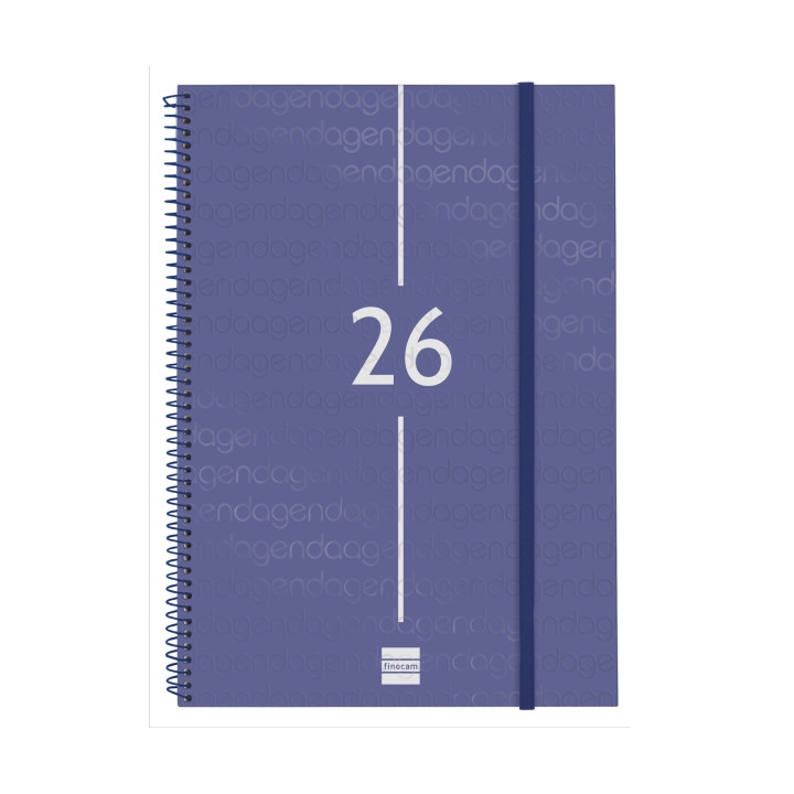 Finocam Year Agenda de Espiral en Catalan - Anual 2026 - Tapa Ligera - Formato E40 - 217x14x297mm - Semana Vista en Vertical -