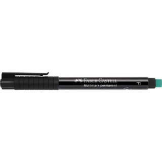 Faber-Castell Multimark Rotulador Permanente - Ancho de Trazo 0.6mm - Goma de Borrar Integrada - Resistente a la Luz y al Agua