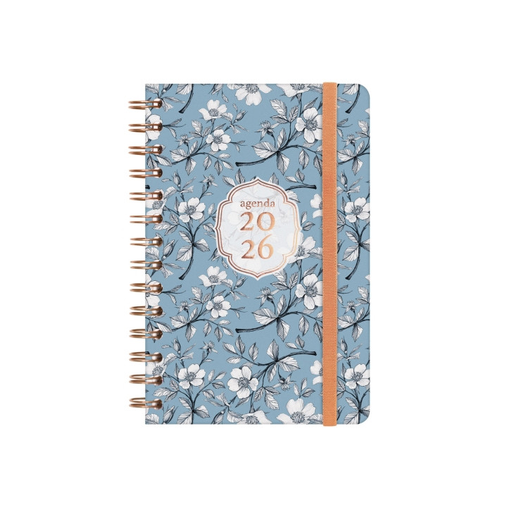 Finocam You Agenda de Espiral - Anual 2026 - Planificador - Cierre de Goma - Formato E5 - 131x19x190mm - Semana Vista Horizonta