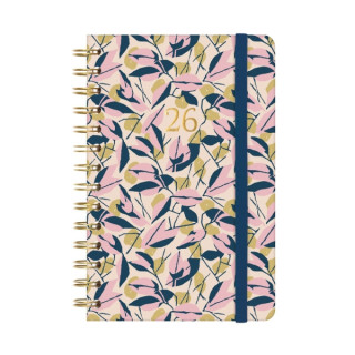 Finocam You Agenda de Espiral en Catalan - Anual 2026 - Planificador - Cierre de Goma - Formato E5 - 131x19x190mm - Semana Vist