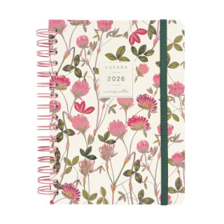 Finocam Moniquilla Agenda de Espiral en Catalan - Anual 2026 - Planificador - Cierre de Goma - Formato E10 - 155X212mm - 1 Dia