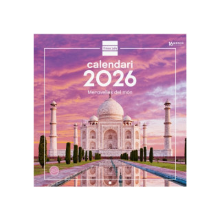 Finocam Calendario de Pared en Catalan - Anual 2026 - Imagenes Variadas - 300x300mm - Espacio para Escribir - Tematica de Marav