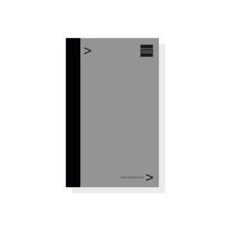 Finocam Bloc de Notas para Agendas Duo - Formato E5 - 117x5x181mm - Color Gris