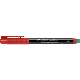 Faber-Castell Multimark Rotulador Permanente - Ancho de Trazo 0.4mm - Goma de Borrar Integrada - Resistente a la Luz y al Agua