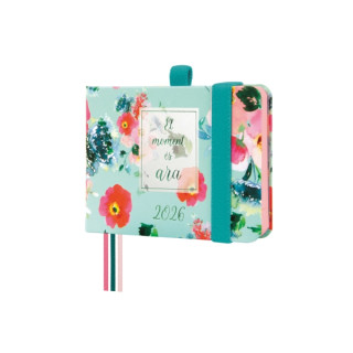 Finocam Minimal Design Agenda en Catalan - Anual 2026 - Tapa Dura - Cierre con Goma Elastica - Formato M0 - 108x16x77mm - Seman