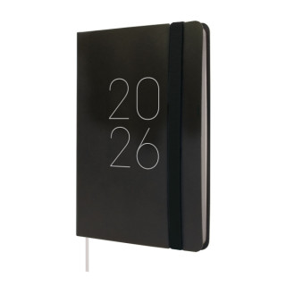Finocam Flexi Lisa Agenda en Catalan - Anual 2026 - Tapa Blanda - Formato F4 - 120x13x172mm - Semana Vista Horizontal - Color N