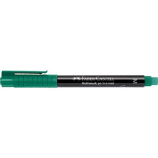 Faber-Castell Multimark Rotulador Permanente - Ancho de Trazo 1mm - Goma de Borrar Integrada - Resistente a la Luz y al Agua -