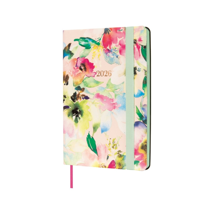 Finocam Flexi Joy Agenda en Catalan - Anual 2026 - Tapa Blanda - Formato F4 - 120x13x172mm - Semana Vista Horizontal - Tematica