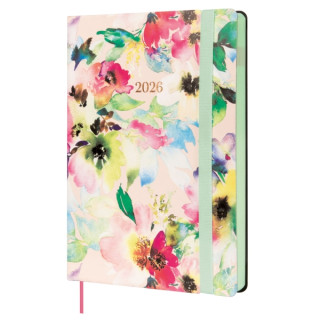 Finocam Flexi Joy Agenda en Catalan - Anual 2026 - Tapa Blanda - Formato FA5 - 151x23x214mm - 1 Dia por Pagina - Tematica de Fl