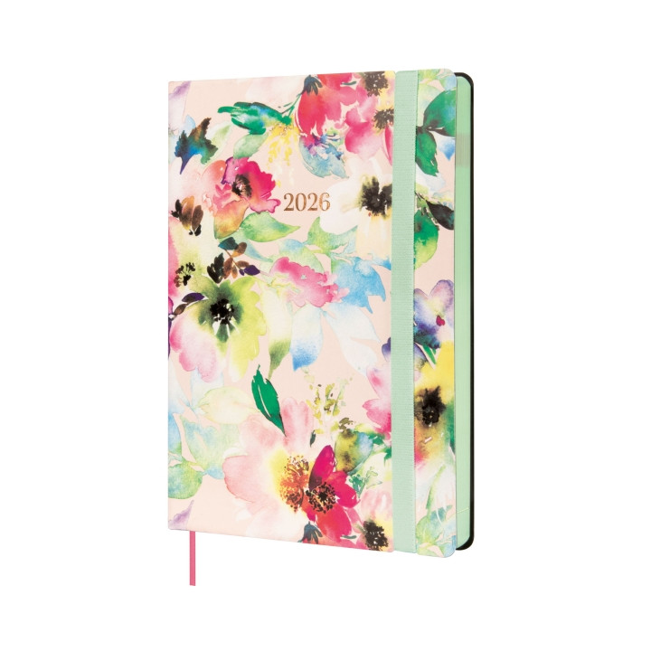 Finocam Flexi Joy Agenda en Catalan - Anual 2026 - Tapa Blanda - Formato FA5 - 151x23x214mm - 1 Dia por Pagina - Tematica de Fl
